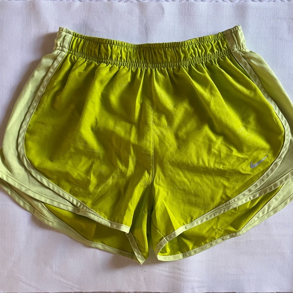 Nike Tempo Running Shorts Lime Green - Picture 1 of 2